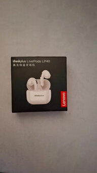 Bluetooth slúchadlá s mikrofónom Lenovo, čierne