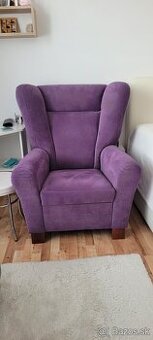 fotela - ušiak, zanovna