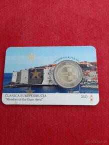 2€ Chorvátsko 2023 v karte