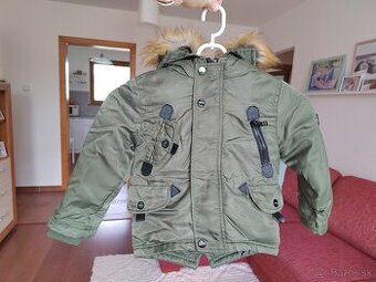 Zimná bunda s kožušinou v.1,5 - 2 r