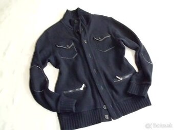 Jeycoleman  pánsky bundo- sveter s vlnou M