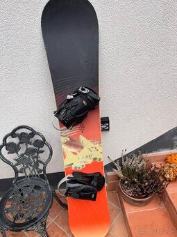 Snowboard Burton , s viazaním Escape, topanky Askew FX