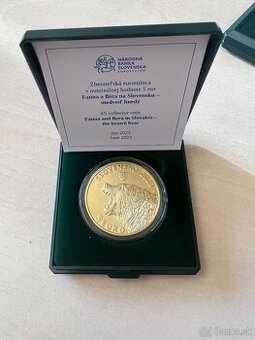 Minca 5€ 2023 MEDVEĎ  HNEDÝ