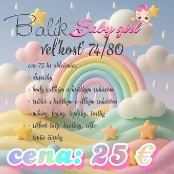 Balík oblečenia č. 74/80