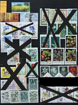 Známky - flóra - série 1