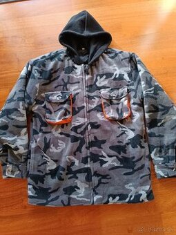 Bunda s maskáčovým vzorom