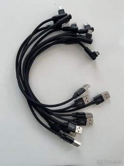 9x Micro USB kabel 0.25m