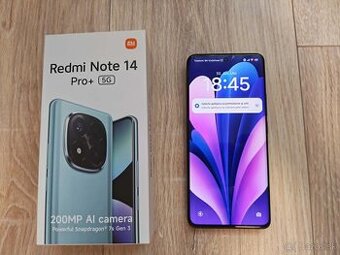 Xiaomi Redmi Note 14 Pro+ 12GB/512GB,cierny, top stav,zaruka