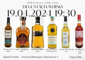 Degustácia Whisky Trenčín