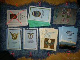 6x publikacia o odznakoch + 1x o znamkach S.Š