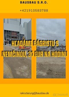 Práca pre 2 bagristov v Hamburgu – Skvelá ponuka
