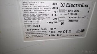 Chladnicka Electrolux ERN 2922 - prislusenstvo