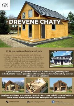Drevené domy, chaty, altánky, prístrešky...