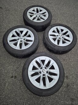 SKODA ELEKTRONY 5x112 R17 + ZIMNE PNEUMATIKY