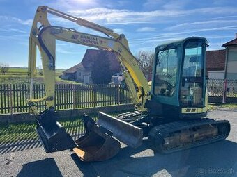 Mini bagr Yanmar VIO 50 bez přesahu zádě, 3x lžíce