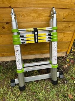 Fieldmann TELESKOPICKÝ REBRÍK 3,2 M / DVOJITÝ REBRÍK 1,6 M