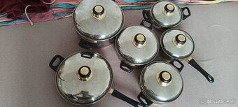 Sada nerezových hrncov 12-dielna