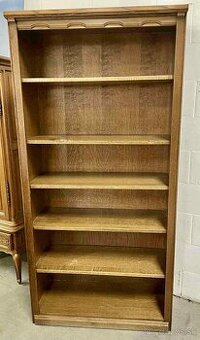 Knižnica , masív , v 200, s 98, h 37 cm, nepoškodená - 1