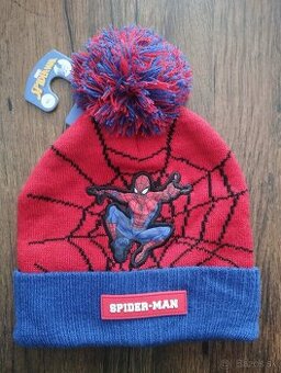 Chlapčenská zimná čiapka Spiderman