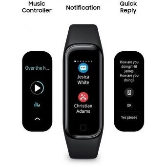 Samsung Galaxy Fit2 – výborný stav, nový náramok + extra siv