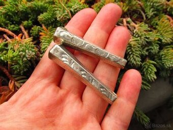 Dve staré strieborné cigaretové špičky, Ag 900