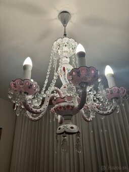 Emailový krištáľový luster