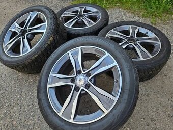 Zimní ALU kola originál Mercedes C – 5x112, 7Jx17