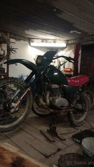 CZ 175/486 motor + Kawasaki diely (enduro/cross)