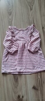 Dievčenské teplé šaty veľ. 80