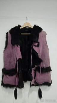 Kožušinová vesta z pravej kožušiny