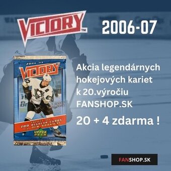 Upper Deck 20+4 GRATIS - AKCIA 24 balickov VICTORY NHL 2006-