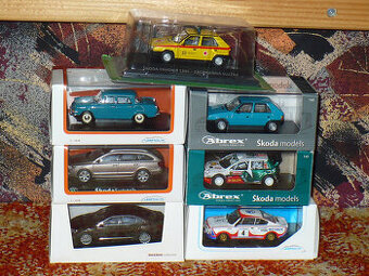 Kovové modely Škoda, Abrex, Kaden, deAgostini 1/43