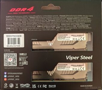 Viper Steel DDR4 3600MHz 32GB set