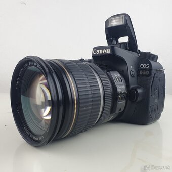 Predam Canon 80D, 2baterie, objekgiv PREDANY, blesk Metz