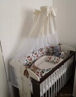 Detská postielka a komoda