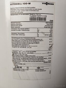 Zásobník teplej vody Viessmann VITOCELL 100-W 120 l