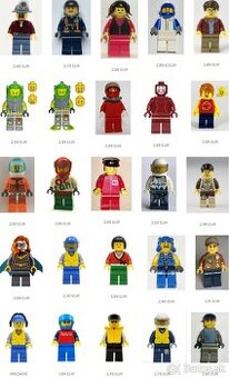 Originálne LEGO figúrky, panáčikovia, postavičky