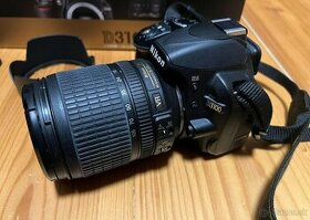Nikon D3100 +zoom a prísl.14Mpix