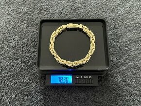 Zlaty naramok kralovsky vzor 14k 585/1000 78g