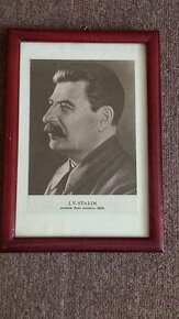 Dobový portrét Stalina