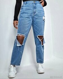 Nové jeansy oversize