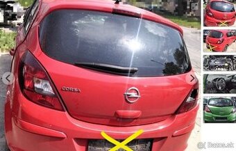 Opel Corsa D 1.2 2012 predám MOTOR A12XER PREVODOVKU, DVERE
