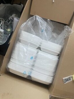 Nosič na zákusky, polystyrénové menuboxy