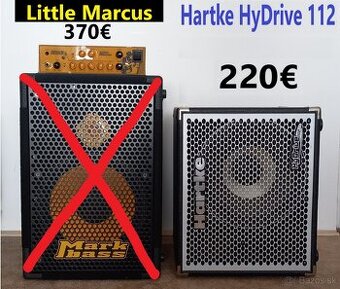Basgitarová zostava Markbass / Hartke aj jednotlivo