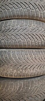 Predám 4ks jazdené zimné 195/55r15-85H Continental 90%