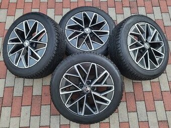 Alu kolesá originál Škoda Octavia IV 5x112 R17