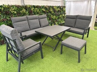 Predám Hliníkový poľohovateľný jedálenský nábytok 008