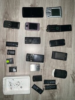 Staré mobilné telefóny Nokia, Samsung, LG – na diely / oprav