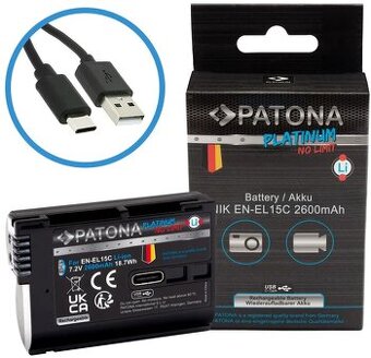 PATONA batéria pre Nikon EN-EL15C 2600mAh Li-Ion Platinum US