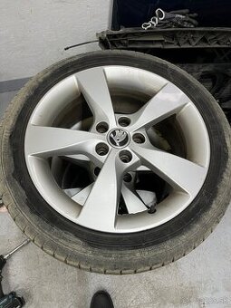 Kolesa skoda 5x100 r16 letné gumi